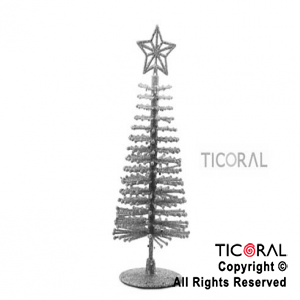 CENTRO ARBOL PLATA 23CM C/PUNTA HS3869-2 x 1